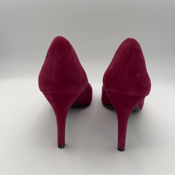 Cole Haan Grand OS Eliza Magenta/Berry Suede Pointed‑Toe Pumps Women’s Size 8 - Picture 12 of 14